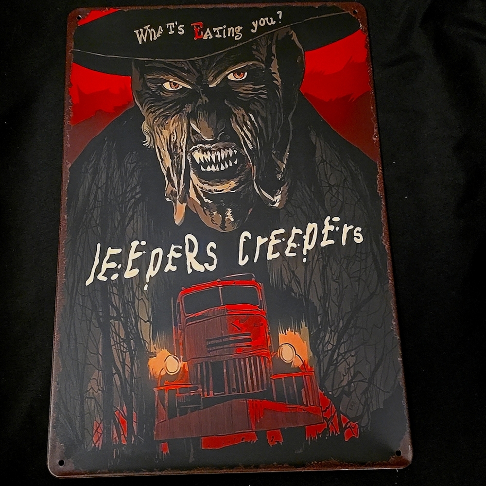 Horror Movie Aluminum Decorative Sign